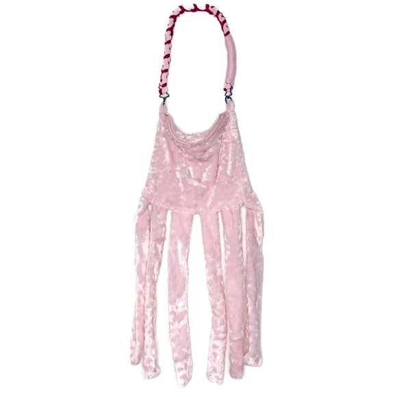 Pink Fringe Crossbody Bag - Picture 1 of 6